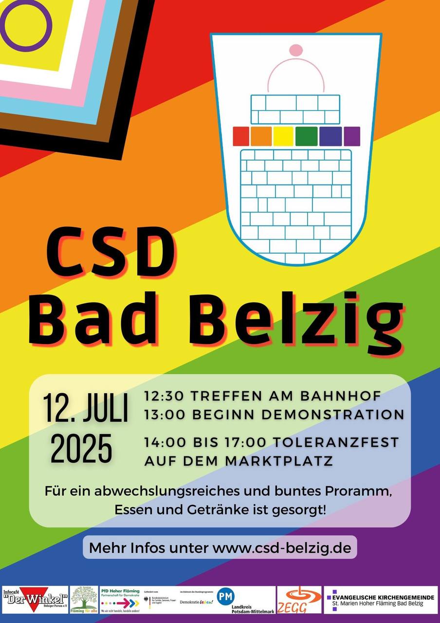 Toleranzfest beim 2. CSD Bad Belzig